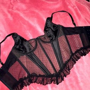 Savage X Fenty Flock Dot Corset